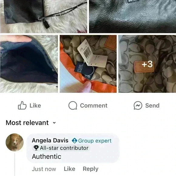 Coach Black Leather Crossbody Bag, Adjustable Strap, Zipper Pebbled Leather - Picture 13 of 13